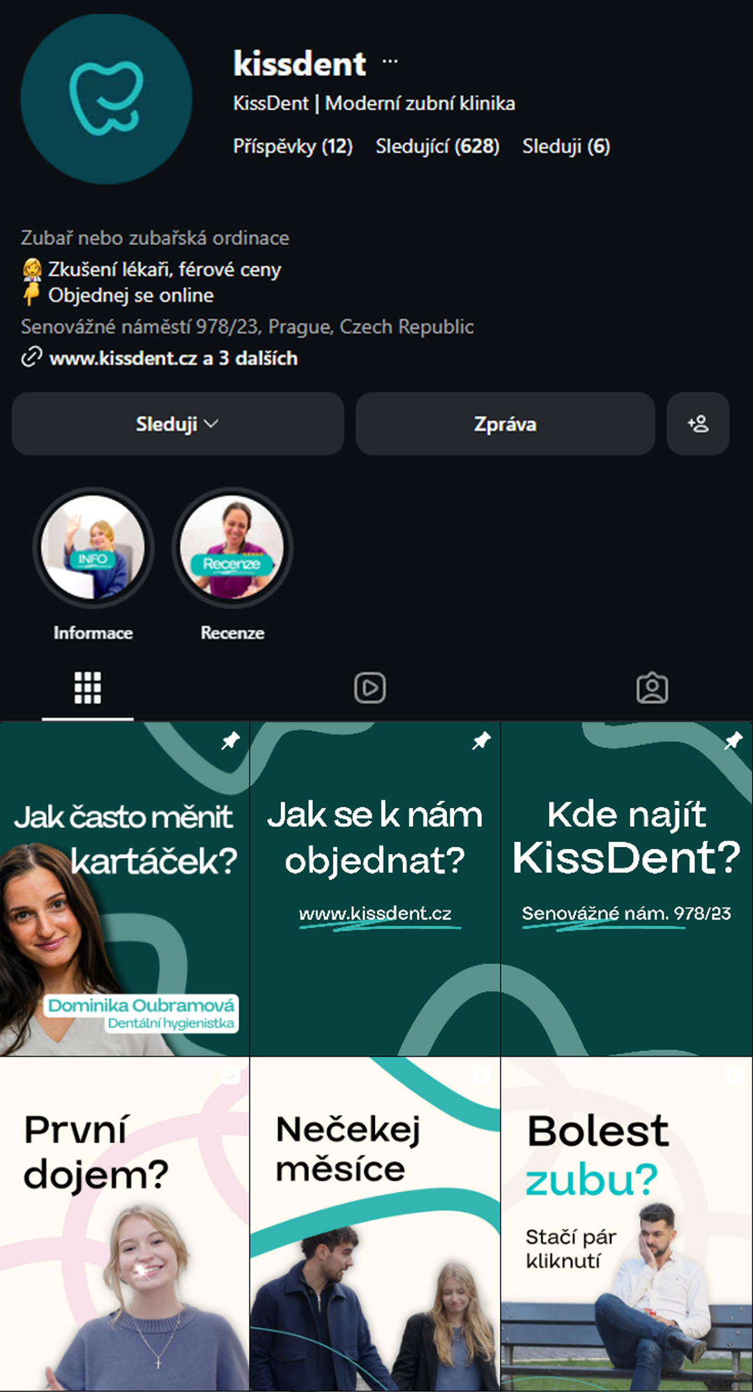 KissDent Instagram - po nás